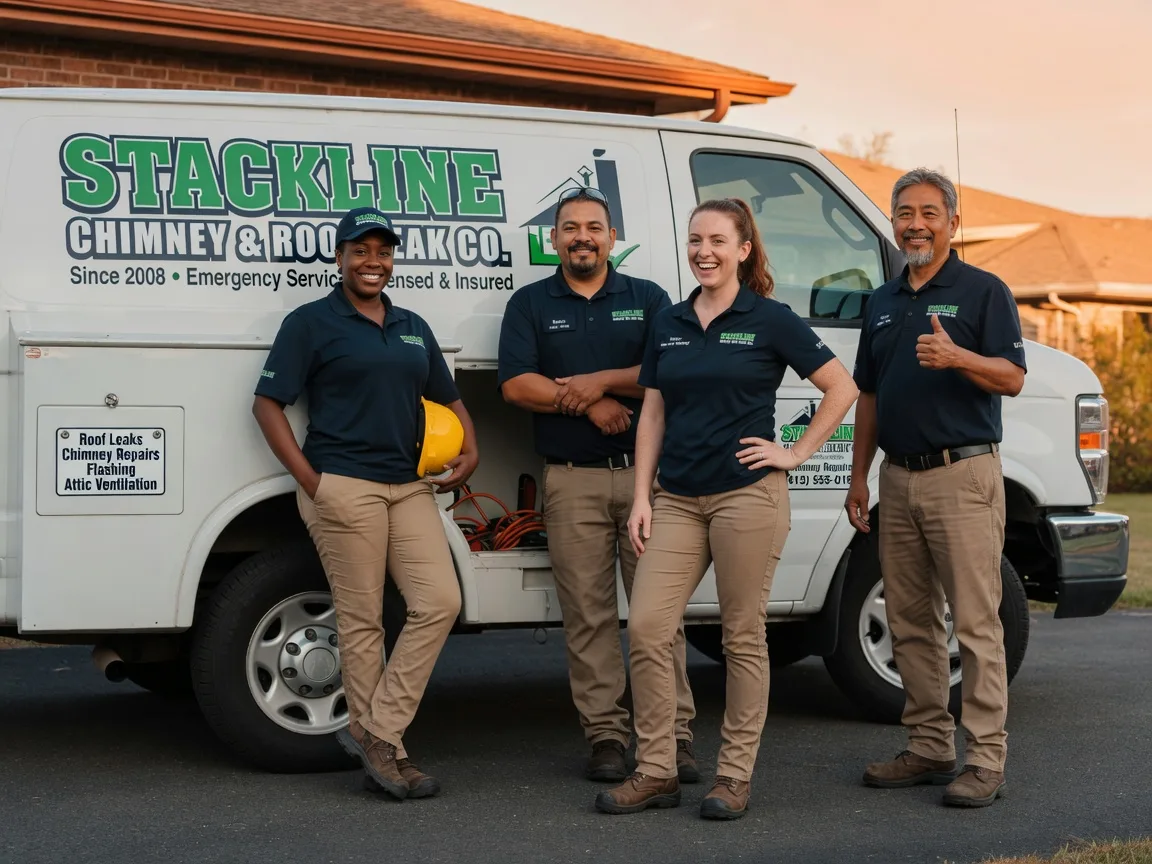 Chimney flashing repair company in Versailles, NY